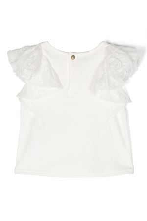 T-shirt in cotone bianco CHLOE' KIDS | C05434117